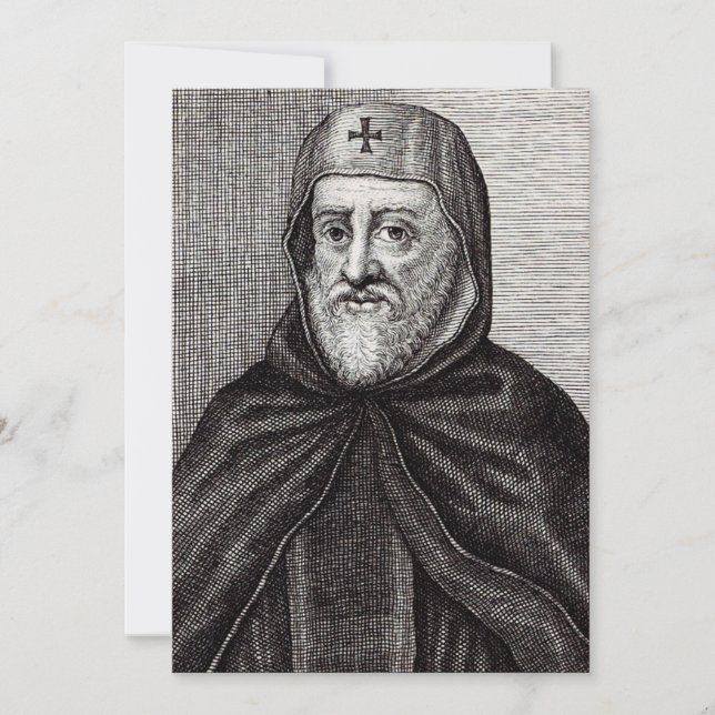 Invitación Saint Éphrem, el teólogo cristiano sirio (Anverso)