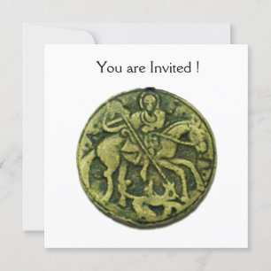 INVITACIÓN SAINT GEORGE Y DRAGON MEDALLION