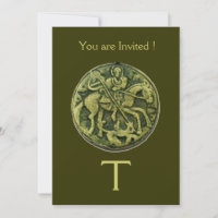 SAINT GEORGE Y DRAGON MEDALLION MONOGRAM