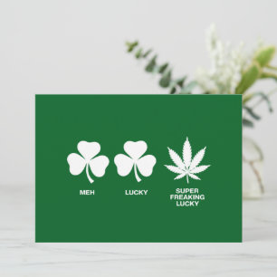Invitación Saint Patricks Funny Fiesta para chicos