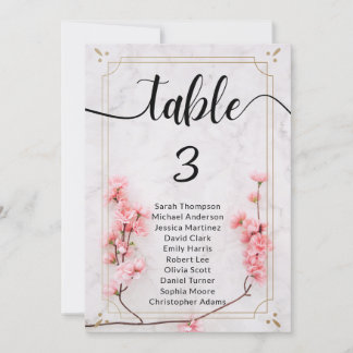 Invitación Sakura Floral Cerezo Blossom Boda gráfico de asien
