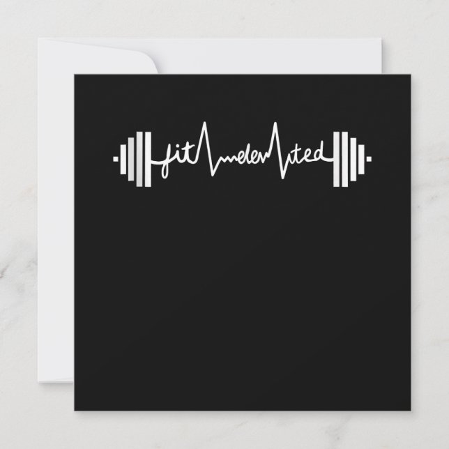 Invitación Sala De Fitness Fitness Fitness Fitness Fitness (Anverso)