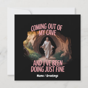 Invitación Salir de mi cueva y lo he estado haciendo.