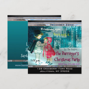 Invitación Salir del Fiesta de Navidades de vacaciones
