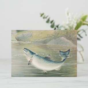 Invitación Salmón de California por S.A. Kilbourne, pescado v