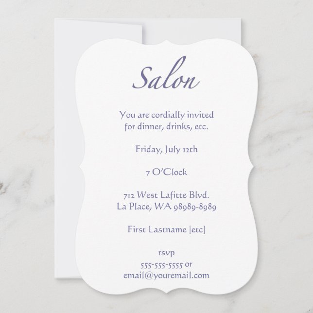 Invitación Salón (Anverso)