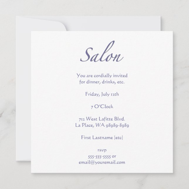 Invitación Salón (Anverso)