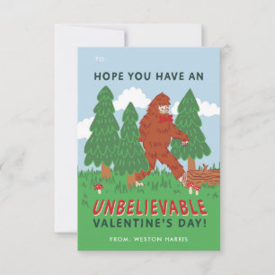 Invitación Salón de clases Big Foot Sasquatch