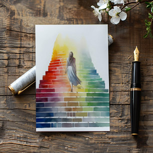 Invitación Salones de arcoiris femeninas salen