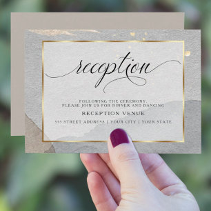 Invitación Salpicadura de Acuarela Abstracta Moderna Neutral 