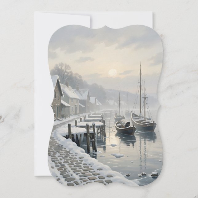 Invitación salt air winter (Anverso)