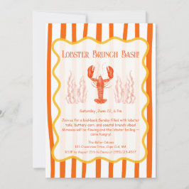 Invitación Salto de Verano de Mariscos - Brunéi de Hervidor d