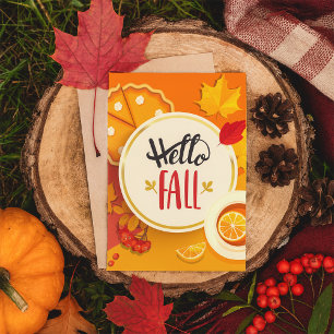 Invitación Saltos de otoño y de calabaza