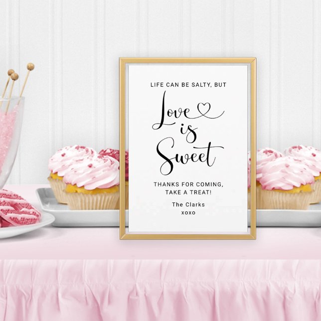 Invitación Salty Love es Sweet Quote Heart Script Boda (Subido por el creador)