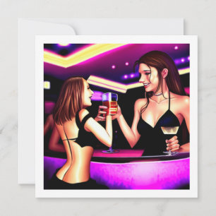 Invitación Salud   Dos mujeres en el aniversario del Tostado