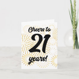 Invitación ¡Salud por 21 años! Personalizable