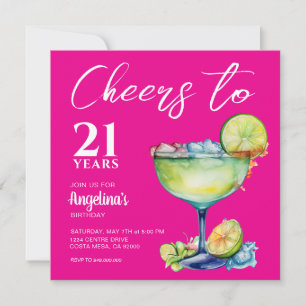 Invitación Salud por los 21 años Margarita