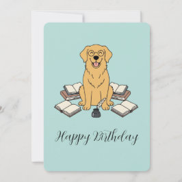 Invitación Saludo de Cumpleaños para Opal, Amante de Libros y