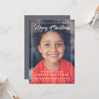 Invitación Saludo de Navidad con Foto