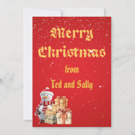 Invitación Saludo de navidades