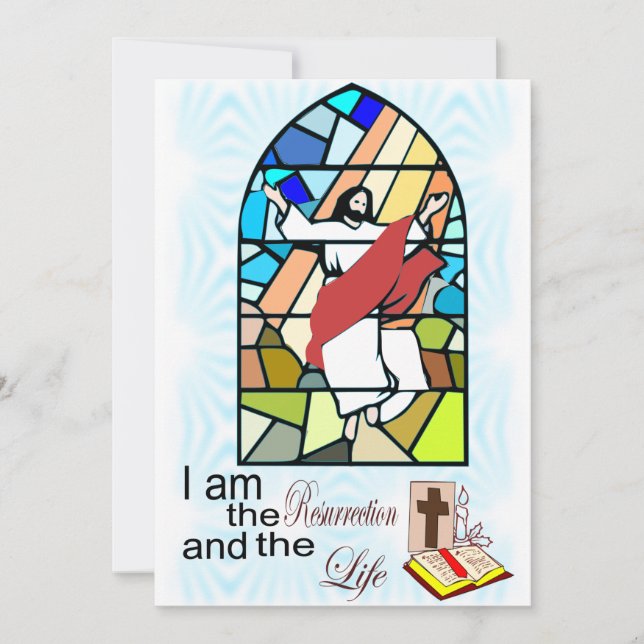Invitación Saludo de Pascua (Anverso)