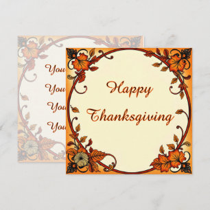 Invitación Saludo/Invitación del marco de acción de gracias/o