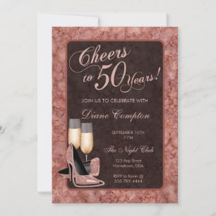 Invitación Saludos a 50 años de Rosa