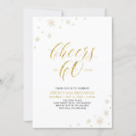 Invitación Saludos a 60 | Fiesta Gold Modern 60th Birthday<br><div class="desc">Celebremos su día especial con esta elegante invitación de cumpleaños número 60. Este diseño presenta la tipografía de oro de moda "Cheers to 60" y elementos dorados con un fondo blanco. Se puede personalizar el texto y el color de fondo. En mi tienda BaraBomDesign hay más suministros fiestas a juego....</div>