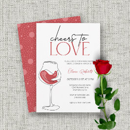 Invitación Saludos a amar | Ducha de novias en ayunas