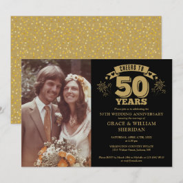 Invitación Saludos A La Foto Del 50 Aniversario Del Boda Dora