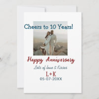 Saludos a los 10 años feliz aniversario agregar da