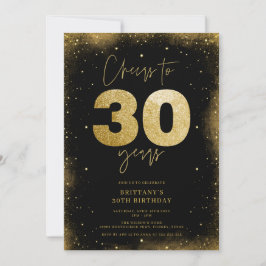 Invitación Saludos a los 30 años de los 30 años de vida en la
