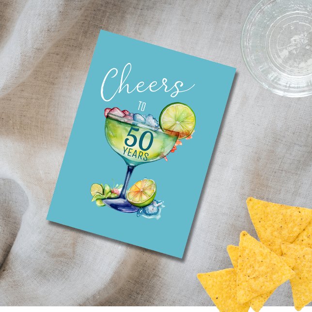 Invitación Saludos a los 50 años de cumpleaños (Subido por el creador)