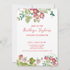 Invitación Saludos a los 50 años de cumpleaños