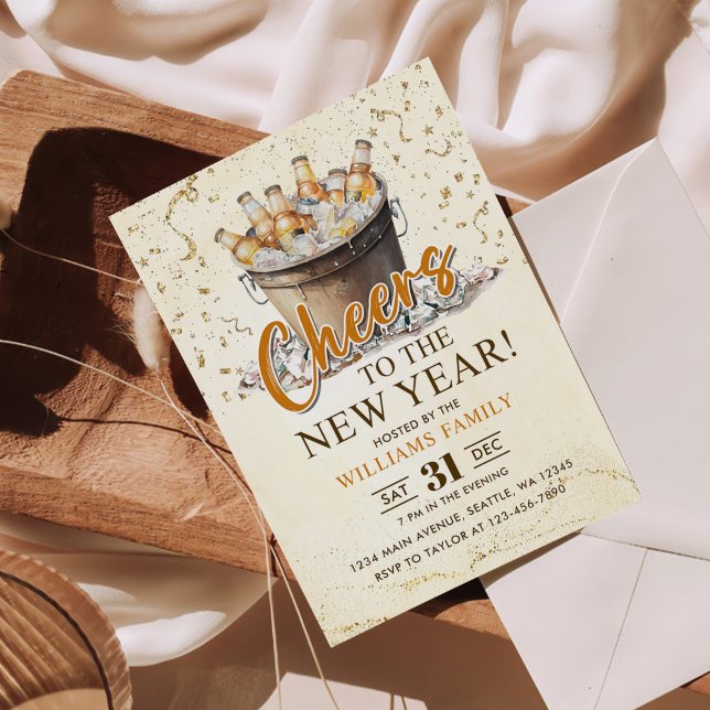Invitación Saludos al Fiesta de Año Nuevo (Subido por el creador)