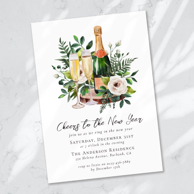 Invitación Saludos al Fiesta de Año Nuevo (Subido por el creador)