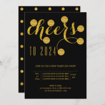 Saludos al fiesta de la Nochevieja de 2024