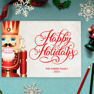 Invitación Saludos de los Navidades de las festividades de lo