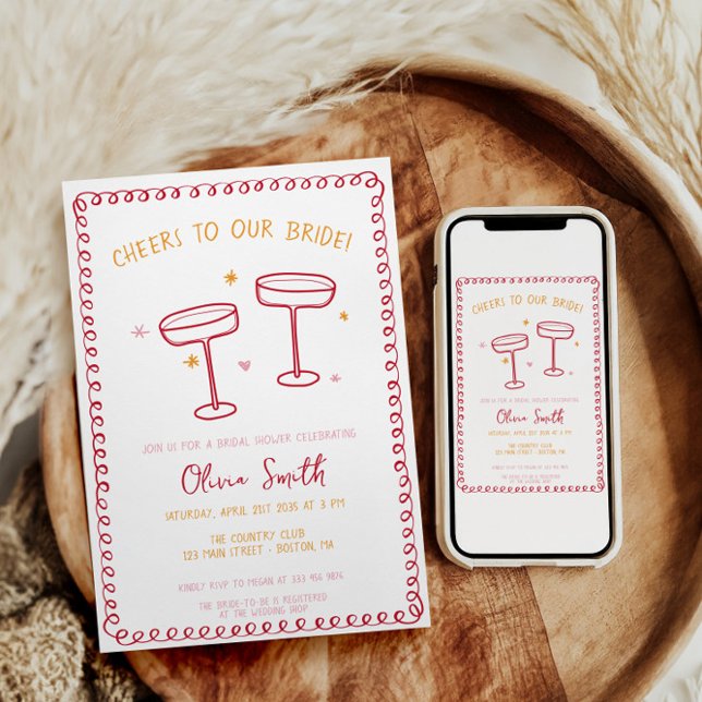 Invitación Saludos Impresionantes ducha de novia (Subido por el creador)