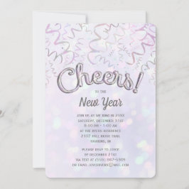 Invitación Saludos irlandeses Bokeh Nochevieja