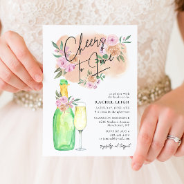 Invitación Saludos para amar el brunch de champagne de novias