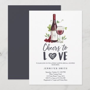 Invitación Saludos para amar la ducha de novias invitan a la 