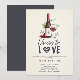 Invitación Saludos para amar la ducha de novias invitan a la 