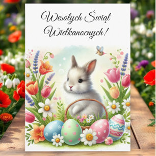 Invitación Saludos polacos de Pascua Wesolych Swiat