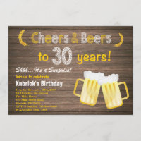 Saludos y cervezas de sorpresa rusa por 30 cumplea