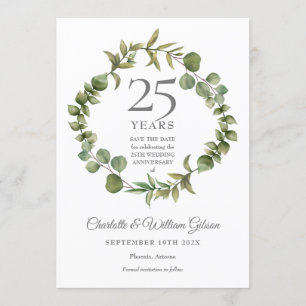 Invitación Salvaguardar la fecha de aniversario de Bosque Ver