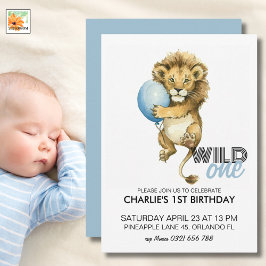 Invitación salvaje de un cumpleaños, primer cumple