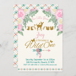 Invitación Salvaje - primer cumpleaños