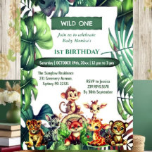 Salvaje Safari Selva Tropical Sale Cumpleaños
