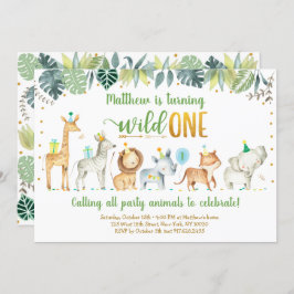 Invitación Salvaje Un Aniversario de la Selva Safari